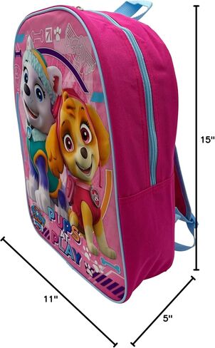 Ruz Paw Patrol Kid's Licensed 15 Inch School Bag Backpack (Friendship Fun - Boy), Large in Saudi Arabia