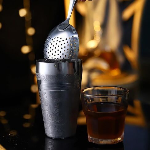 قطعتان من مصفاة الكوكتيل المصنوعة من الفولاذ المقاوم للصدأ من Julep للبار المنزلي والنادلين المحترفين in Kuwait