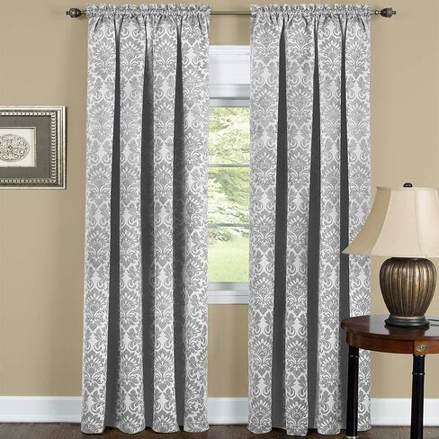Achim Home Furnishings Sutton Panel - 52x84 - فضي in Saudi Arabia