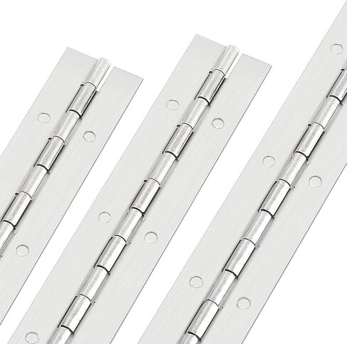 6PCS Piano Hinge 12 Inch Black Heavy Duty Piano Hinge Stainless Steel Continuous & Piano Hinges 0.027" Thickness Fixing Folding Continuous Piano Hinge in Saudi Arabia