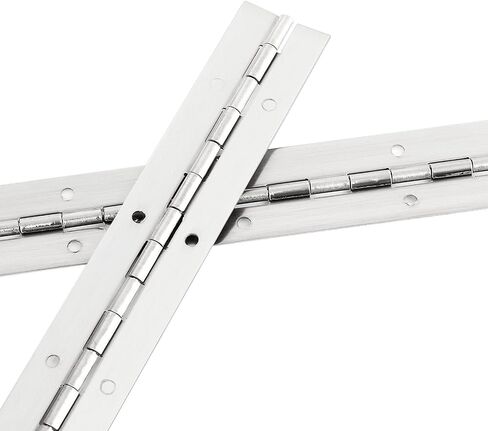 6PCS Piano Hinge 12 Inch Black Heavy Duty Piano Hinge Stainless Steel Continuous & Piano Hinges 0.027" Thickness Fixing Folding Continuous Piano Hinge in Saudi Arabia