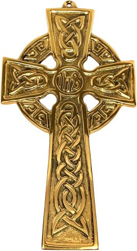 سلتيك كروس معلق على الحائط سلتيك كبير من النحاس بطول 6 3/4 بوصة وعرض 3 3/4 بوصة جاهز للتعليق in Kuwait