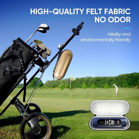 Hard Carrying Case Compatible with Beats Pill Speaker 2024 Version and Blue Tees Golf Player+ GPS Speaker, Lightweight and Portable Protection for Travel, Equipped with Carabiner Clip, Black in Saudi Arabia