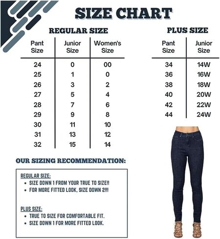 Judy Blue Women's High-Rise Tummy Control Slim Jeans 88776 (Dark Blue, 24 Plus) in Saudi Arabia