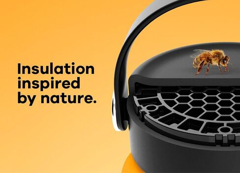 غطاء فليكس قياسي للفم من هيدرو فلاسك - أسود in Kuwait