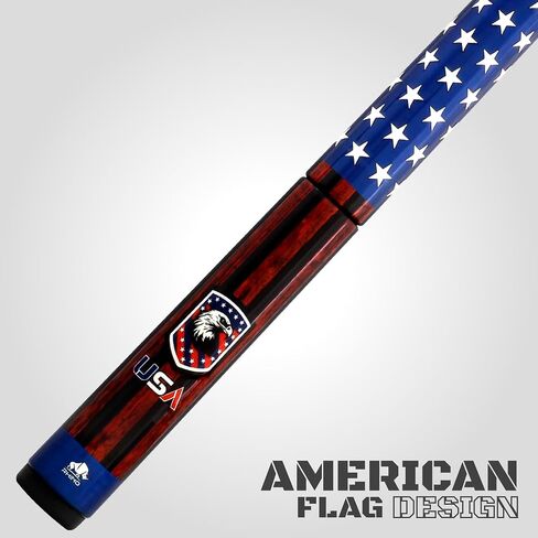 RHINO Jump Cue - 3/8-8 مفصل - عمود من ألياف الكربون بنسبة 100%، قطر الطرف 13.9 مم، 3 قطع، الطرف والطويق: أجود مواد الباكليت؛ القفز جديلة بعقب: المواد المركبة in Saudi Arabia