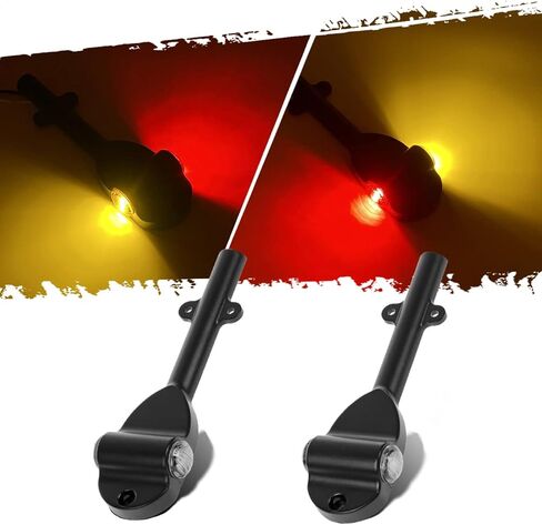 TCTAuto الأحمر العنبر LED مقطورة الحاجز رصاصة 3/4 "LED علامة التخليص ضوء الجبهة الخلفية مقطورة الحاجز أضواء التخليص الجمعية مع المقطورات قوس أكثر من 80" واسعة in Kuwait