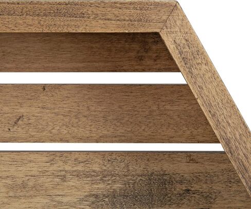 Kate and Laurel Putnam Hexagon Shelf, Set of 3, Gold, Dynamic Geometric Wall Decor and Storage in Saudi Arabia