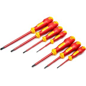SATA 7 Piece T-Series VDE Insulated Screwdriver Set| ST09303