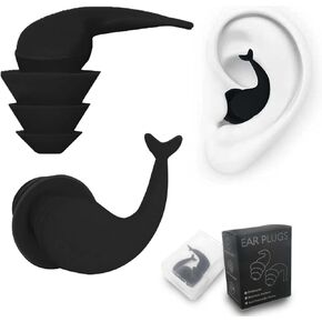 Ear Plugs for Noise Reduction, Ear Plugs for Sleeping Noise Cancelling, Washable Hearing Protection for Work, Travel, Concert, Swimming, Sleep Snoring, Best White Elephant Gifts-Green