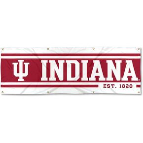 WinCraft Indiana Hoosiers Large 2x6 Foot Banner