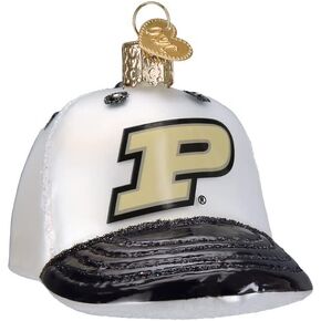 Old World Christmas Purdue University Glass Blown Ornaments for Christmas Tree Pennant