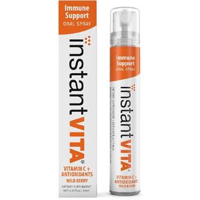 instantvita Immune Support Supplement – Vitamin C + Antioxidants, Oral Spray for Faster Absorption, 1 Month Supply, Wild Berry Flavor, 0.47 Fl Oz in Saudi Arabia
