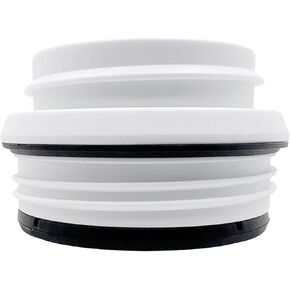 Water Bottle Adapter Designed for Yeti Rambler to Cirkul with Sealing Rings, BPA Free Plastic, Food Grade Silicone,Fits for YETI Rambler 12/18/26/36/46/64 oz Bottles,White in Saudi Arabia