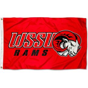 College Flags & Banners Co. Winston Salem State Rams Wordmark Flag