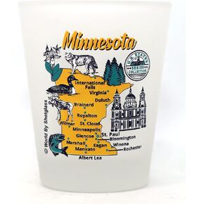 Minnesota US States Series Collection Shot Glass