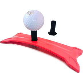 Unique X Shape red Golf Tees Golfs Ball Holder Bases Indoor and Outdoor for Golf Hitting Mats and Indoor Outdoor Training
