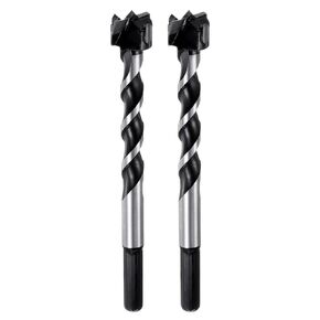 HARFINGTON 2 PCS Forstner Drill Bit 35mm (1-3/8") Dia 125mm (5") Long YG8/C1 Tungsten Carbide Twist Wood Forstner Bits Hole Saw Auger Opener Cutter for Woodworking Drilling