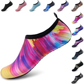 Deevike Water Shoes for Women Men Barefoot Quick-Dry Aqua Socks Slip-on for Beach Swim Surf Yoga Exercise