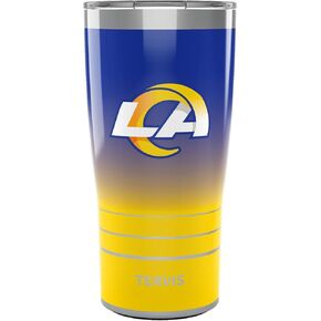 كوب معزول من Tervis NFL Los Angeles Rams-Ombre، 20oz، من الفولاذ المقاوم للصدأ
