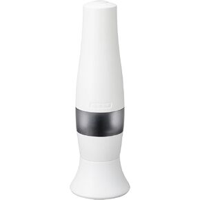Kyocera Electric Salt & Pepper Mill, Ceramic Burr Grinder, Fast and Quiet- White