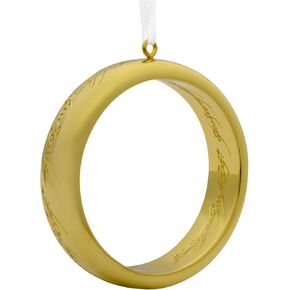 Hallmark The Lord of The Rings One Ring Premium Metal Ornament, 3HCM2298