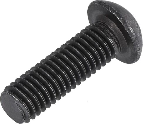 uxcell M8x25mm عرافة المقبس زر غطاء الرأس البراغي مسامير الكربون الصلب 25pcs in Saudi Arabia