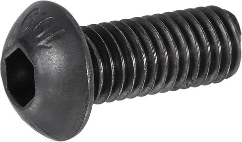 uxcell M8x25mm عرافة المقبس زر غطاء الرأس البراغي مسامير الكربون الصلب 25pcs in Saudi Arabia
