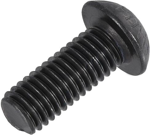 uxcell M8x25mm عرافة المقبس زر غطاء الرأس البراغي مسامير الكربون الصلب 25pcs in Saudi Arabia