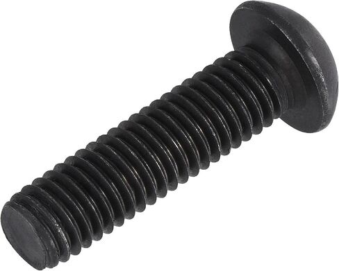 uxcell M8x25mm عرافة المقبس زر غطاء الرأس البراغي مسامير الكربون الصلب 25pcs in Saudi Arabia