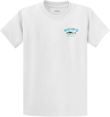Koloa Surf Mens Yellowfin Tuna Logo Heavyweight Tees in Reg, Big and Tall in Saudi Arabia