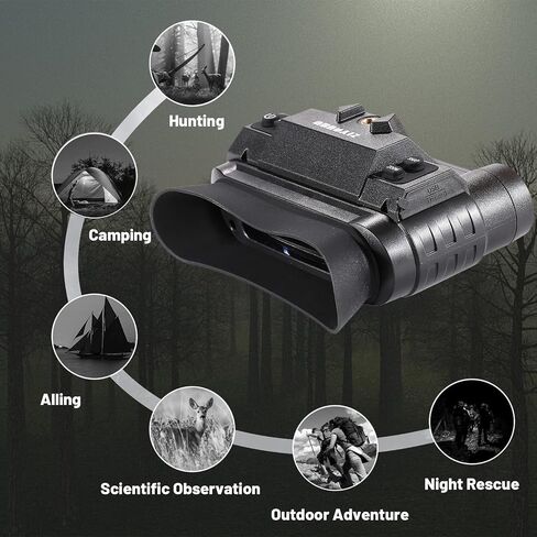 Night Vision Goggles Adult Night Vision Binoculars, PVS-32 high-definition night vision device headset digital infrared night vision device helmet headset binoculars night in Saudi Arabia