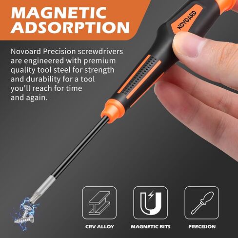 T8 Torx Screwdriver, Novoard Precision T8 Torx Security Screwdriver, TR8 Torx Security Screwdriver for Macbook, Laptop, HDD, PS5, PS4, PS3, Xbox One and Xbox 360 Controllers Repair in Saudi Arabia