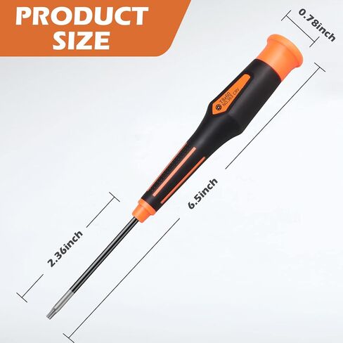 T8 Torx Screwdriver, Novoard Precision T8 Torx Security Screwdriver, TR8 Torx Security Screwdriver for Macbook, Laptop, HDD, PS5, PS4, PS3, Xbox One and Xbox 360 Controllers Repair in Saudi Arabia