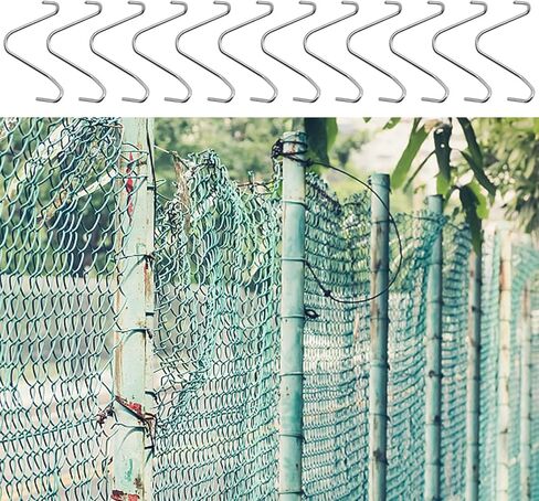 100 PCS T Post Clips with Fence Wire Twister, T Post Clips Galvanized Steel Fence Wire Tensioning Tool for Fixing Fence Wire T Post Wire Clip Garden Farm Highway Sport Fences in Saudi Arabia