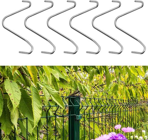100 PCS T Post Clips with Fence Wire Twister, T Post Clips Galvanized Steel Fence Wire Tensioning Tool for Fixing Fence Wire T Post Wire Clip Garden Farm Highway Sport Fences in Saudi Arabia