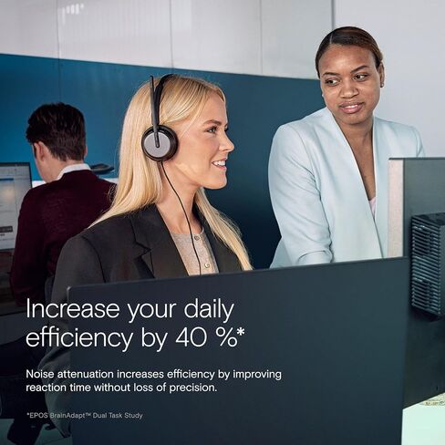EPOS IMPACT 860 ANC - سماعة رأس ذات وجهين لإلغاء الضوضاء عالية الكفاءة، صوت واسع النطاق، اتصال USB-C in Saudi Arabia
