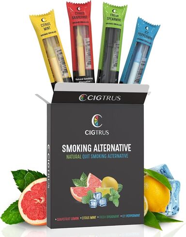 Natural Flavored Air Device - Inhaler | Fights Bad Habits & Oral Fixation Craving Relief |Tobacco-Free, Nicotine-Free, & Non-Electric | Refreshing & Sugar-Free | Citrus Grapefruit- 1 Piece in Saudi Arabia