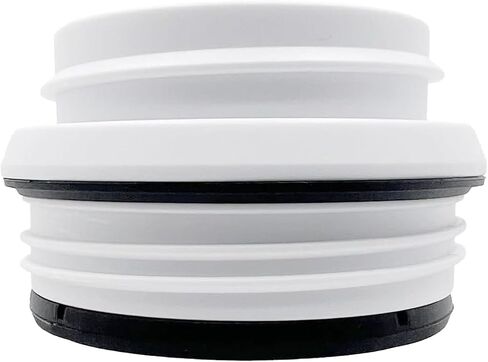 Water Bottle Adapter Designed for Yeti Rambler to Cirkul with Sealing Rings, BPA Free Plastic, Food Grade Silicone,Fits for YETI Rambler 12/18/26/36/46/64 oz Bottles,White in Saudi Arabia