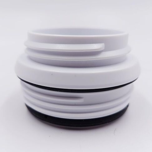 Water Bottle Adapter Designed for Yeti Rambler to Cirkul with Sealing Rings, BPA Free Plastic, Food Grade Silicone,Fits for YETI Rambler 12/18/26/36/46/64 oz Bottles,White in Saudi Arabia