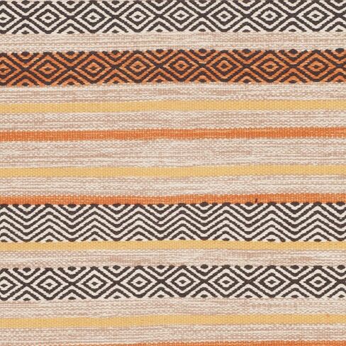 سجادة عداء من مجموعة SAFAVIEH Montauk - 2'3" x 8'، تركواز وبني، قطن بوهو مخطط يدويًا، مثالية للمناطق ذات حركة المرور العالية في غرفة المعيشة وغرفة النوم (MTK901E) in Saudi Arabia