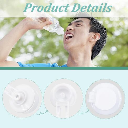 50 جهاز كمبيوتر شخصى 28 ملم دفع سحب استبدال قبعات البلاستيك الوجه غطاء زجاجة قبعات قابلة لإعادة الاستخدام صنبور الملتوية غطاء زجاجة ماء أعلى مناسبة لزجاجة رياضية 28 ملم غطاء زجاجة بيضاء استبدال لزجاجة مياه رياضية in Kuwait