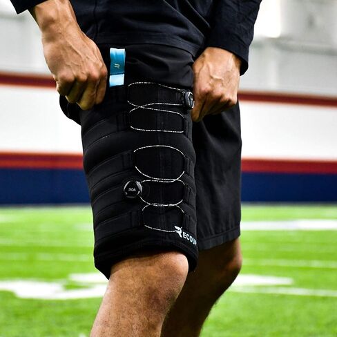 Recoup Cryosleeve كم ضغط بارد للذراعين والساقين | بارد حتى ساعة واحدة | ضغط قابل للتعديل مخصص | عبوة ثلج قابلة لإعادة الاستخدام للمرفقين والركبتين | تخفيف آلام العضلات والمفاصل in Saudi Arabia