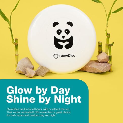 LED Light Up Flying Disc Frisbee, Cute Designs, Motion Activated, Waterproof, Indoor/Outdoor Gift, Lightweight, for Boys, Girls, Kids of All Ages in Saudi Arabia
