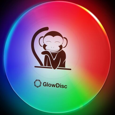 LED Light Up Flying Disc Frisbee, Cute Designs, Motion Activated, Waterproof, Indoor/Outdoor Gift, Lightweight, for Boys, Girls, Kids of All Ages in Saudi Arabia