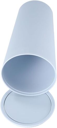 سلة مهملات صغيرة لسطح المكتب من Pokinge، سلة مهملات بلاستيكية صغيرة مع غطاء متأرجح، صندوق قمامة صغير على سطح الطاولة للمنزل والمكتب والمطبخ وطاولة الزينة وغرفة النوم (أزرق) in Kuwait