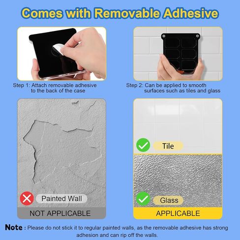 Desing Wish Acrylic Frame Switch Game Case Compatible with Nintendo Switch Games Cards Switch Card Holder Case with 18 Card Slots in Kuwait