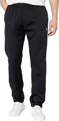 U.S. Polo Assn. Pocket Fleece Pants Black LG 32 in Saudi Arabia