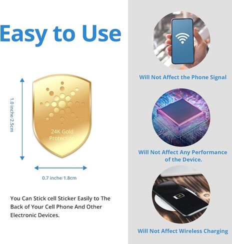 Protection Stickers for Smart Phones & Cell Phone, Tablets/Laptops/Computer/Radio/WiFi Router/TV All E-Devices 6Pcs in Saudi Arabia