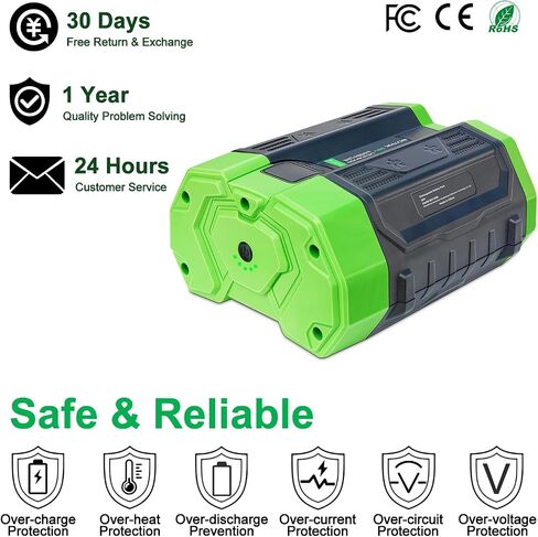 BOTTK 40v 3.5Ah Battery Replacement for Black and Decker 40V Battery LBX2040 Black+Decker Lithium Battery in Saudi Arabia